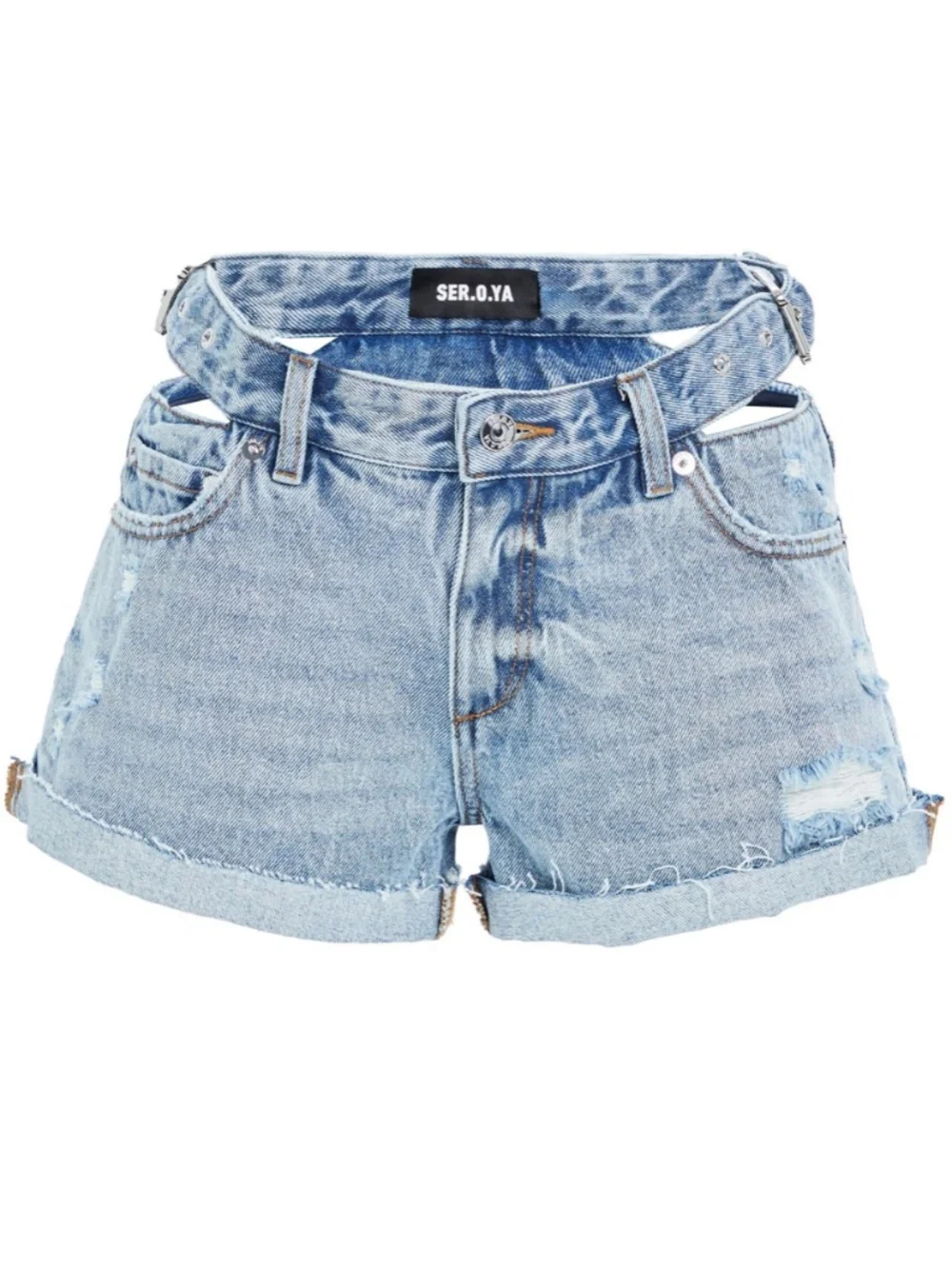 SEROYA Ingred Boyfriend Denim Shorts